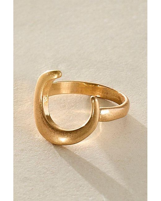 Free People Metallic La Luna Ring