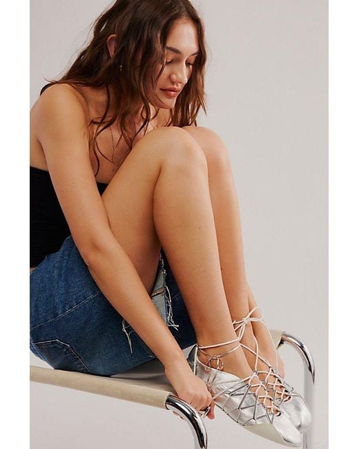 Jeffrey Campbell Mvp Sporty Flats in Blue Lyst UK