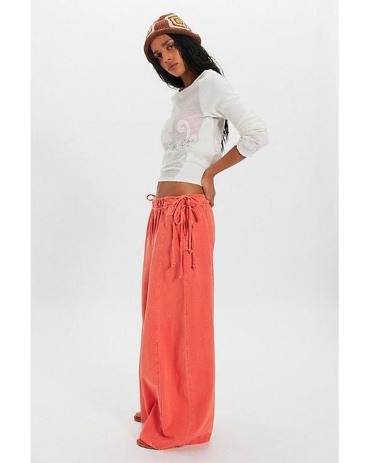 free-est Red Sun Dazed Pants By