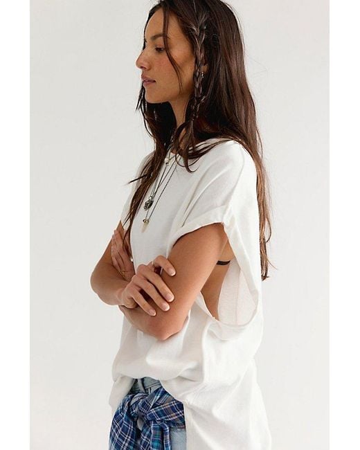 Free People Black We The Free Atlas Muscle Tunic
