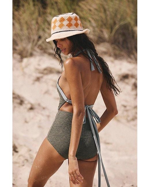 Free People Natural Free-est Heidi Surf One-piece
