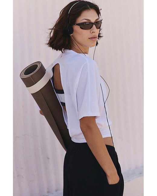Fp Movement Black Accelerate Open-Back Tee