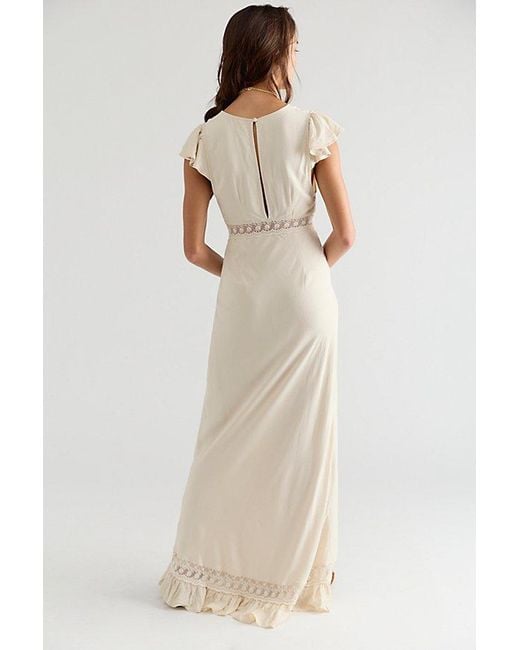 Free People Natural Eternal Soul Solid Maxi Dress