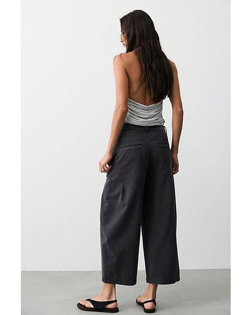 Free People Black We The Free Lay Down Chino Trousers