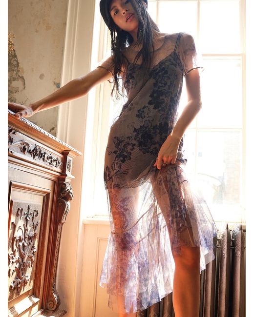 sheer midi slip
