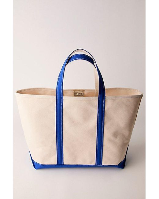 L.L. Bean Blue L. L.Bean Boat And Tote, Open-Top, Large