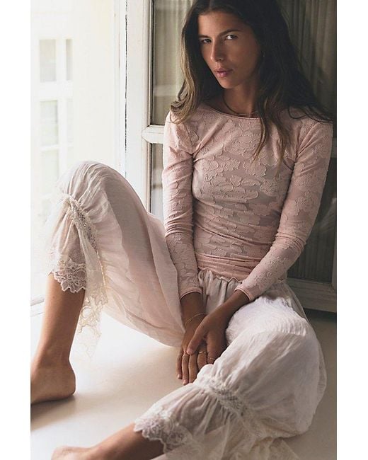Intimately By Free People Brown Night Shift Layering Top By