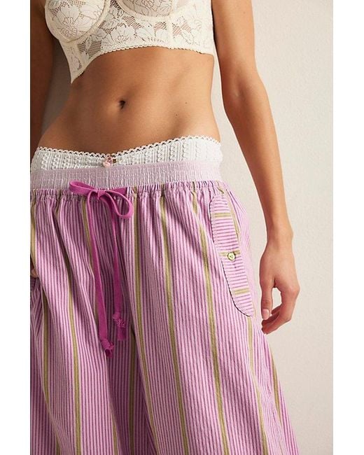 Intimately By Free People Purple Over The Moon House Pants By