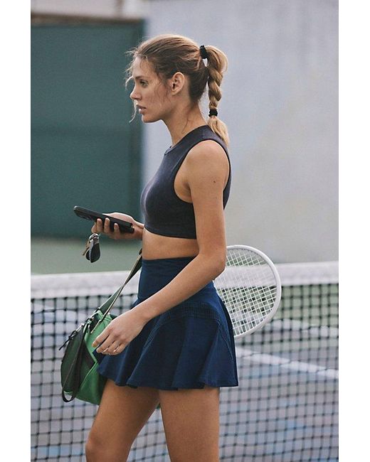 Fp Movement Gray Go To Smooth Cropped Muscle Top