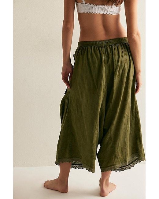 Intimately By Free People Green Good Intentions Lounge Pants By