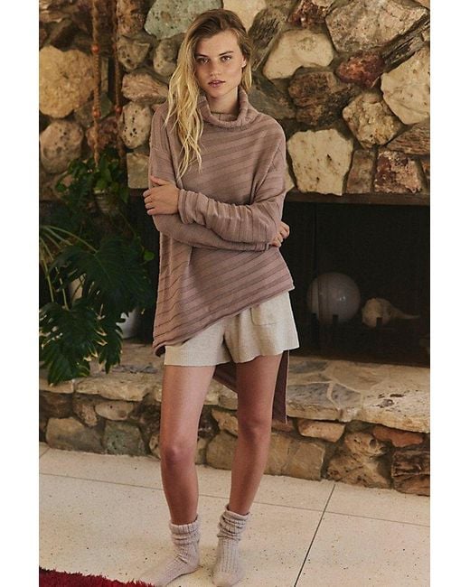 Free People Brown Versa Sweater Tunic