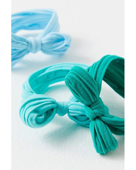 Free People Blue On Point Hair Tie Pack Of 3