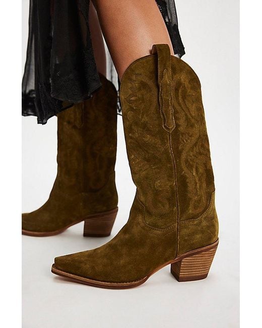 Jeffrey Campbell Black Dagget Western Boots By