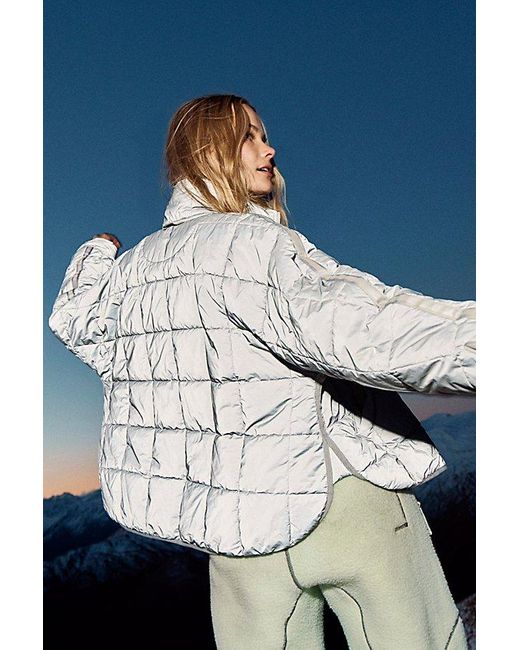 Fp Movement Blue Reflective Pippa Packable Puffer