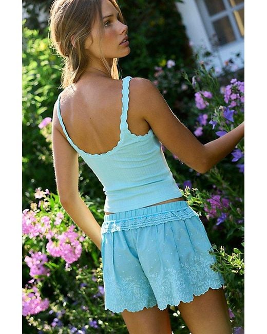 Intimately By Free People Green Soft Bloom Sleep Set By