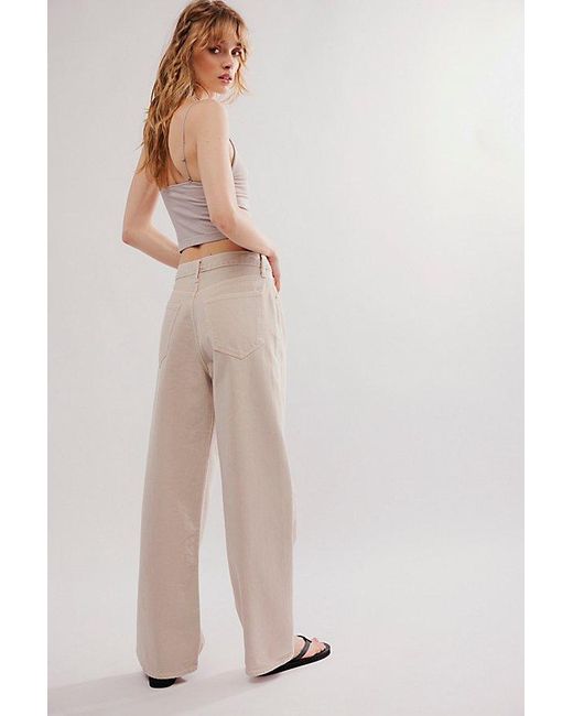 Agolde Natural Low-rise Baggy Jeans