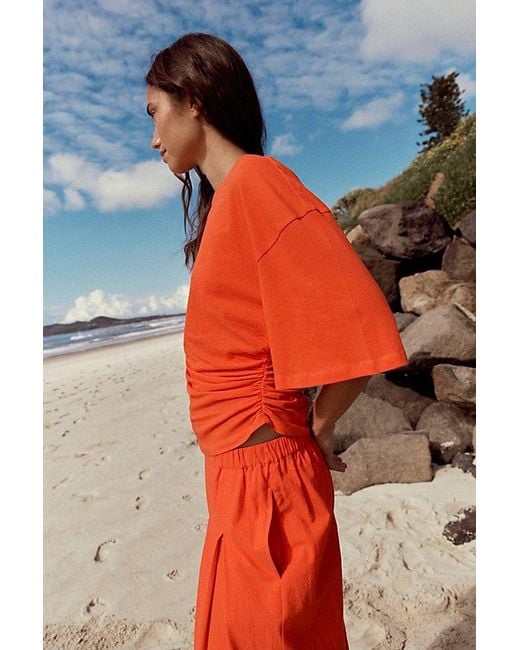 free-est Orange Siesta Pant Set