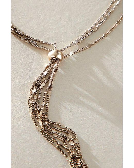 Free People Natural Feeling Again Lariat Necklace