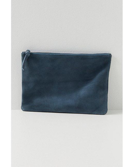 Free People Blue Large Pocket Pouch