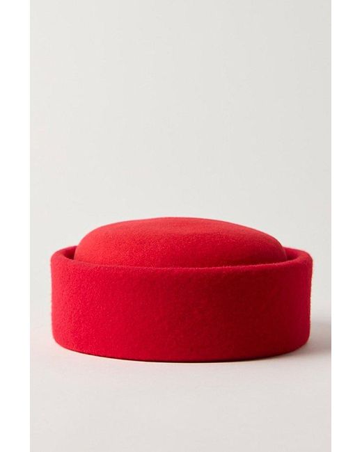 Lemonade Collective Red Jackie Velvet Hat