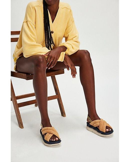 4Ccccees Natural Mellow Slingback Sandals