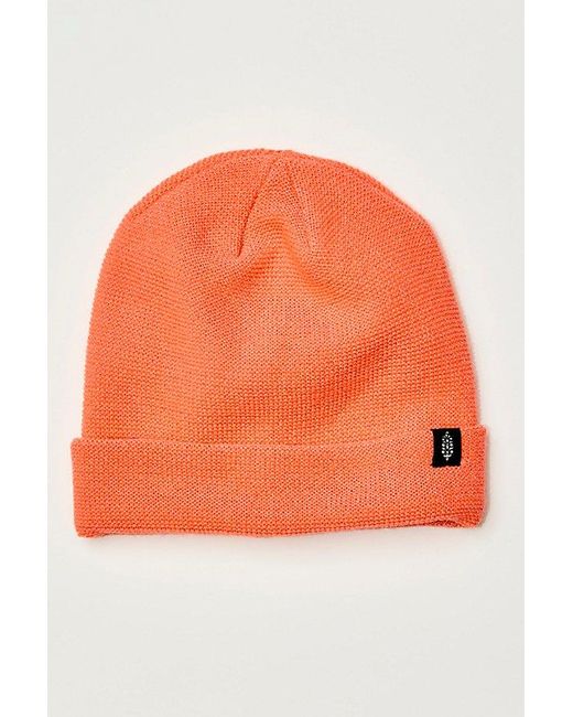 Free People Orange Early Riser Reflective Beanie