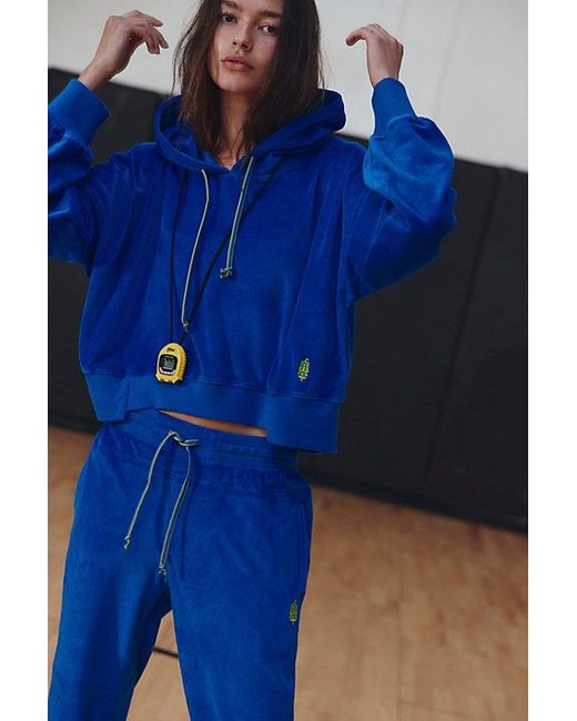 Fp Movement Blue Undefeated Velour Set