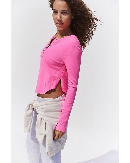 Fp Movement Pink Cool Down Solid Crew