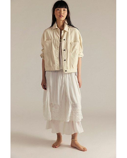 Free People Blue We The Free Opal Swing Denim Jacket