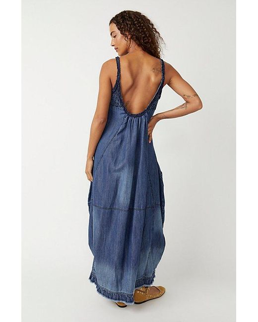 Free People Blue Clear Skies Maxi