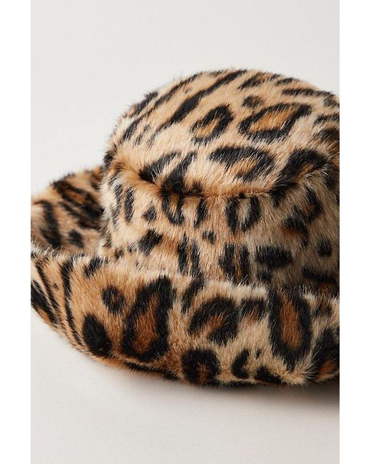 Anna Sui Multicolor Leopard Hat