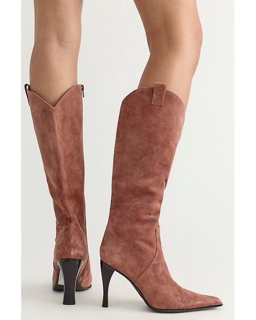 Jeffrey Campbell Natural Sweet Talker Tall Boots