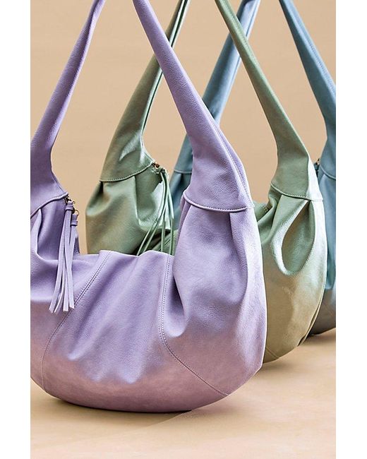 Free People Purple Slouchy Carryall