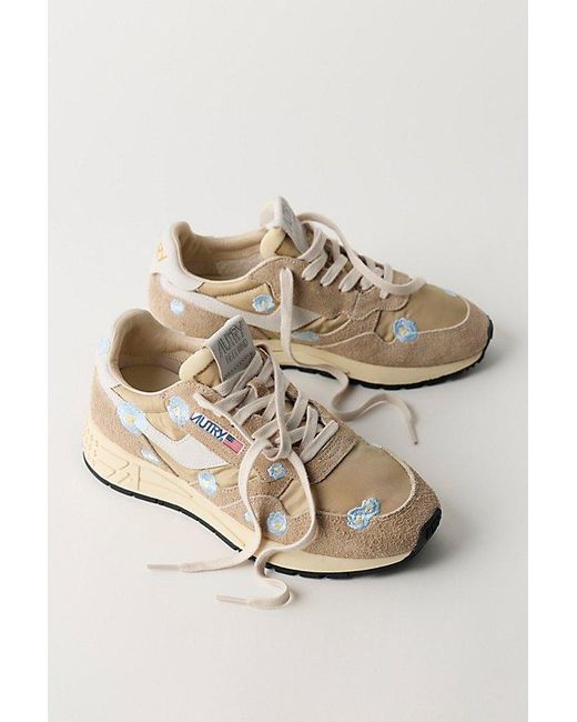Autry Multicolor Reelwind Low Embroidered Sneakers