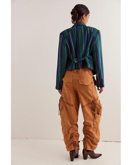 Free People Multicolor Everglades Utility Trousers