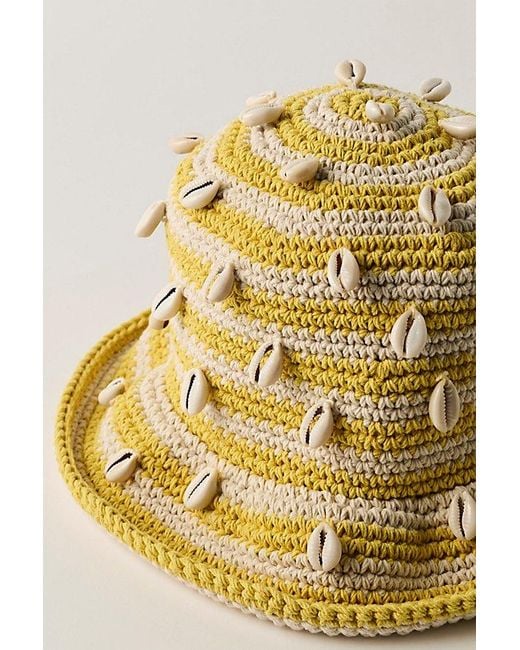 Beta Astral Metallic Beta Al Pora Stripes And Shells Hat By