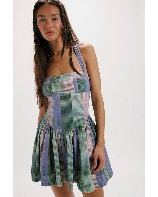 free people blue plaid dress Laurel Mini in to for throw BLACK SWEATER DRESS LaDivine 7496C Plus Size Colour:WHITE
