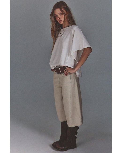 Free People White Next Level Tee