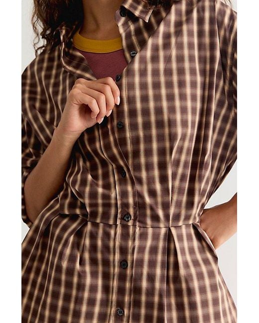 BLANCA STUDIO Brown Winnie Mini Dress