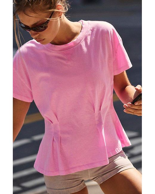 Fp Movement Pink Mind Yourself Tee