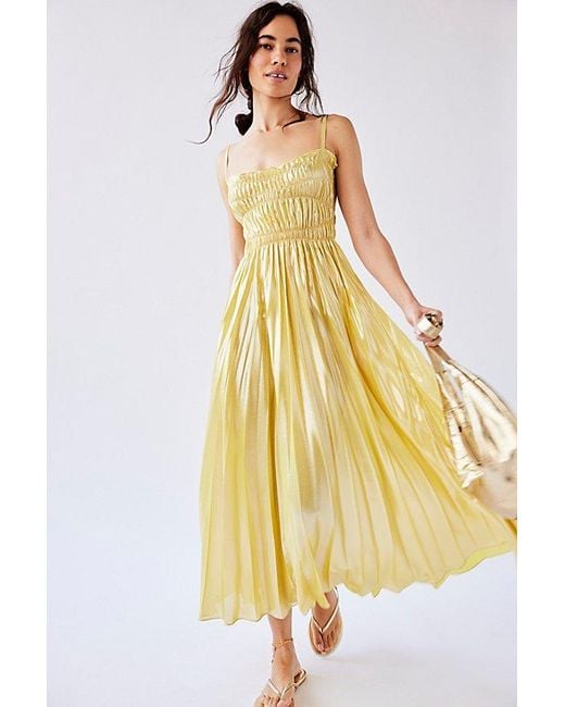 Georgia Hardinge Yellow Metal Dress