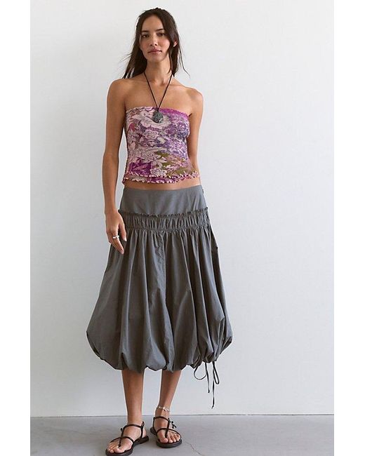 Free People Multicolor Poppy Tube Top