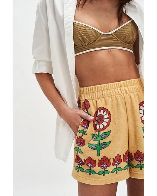Bali Multicolor Electric Love Terry Shorts