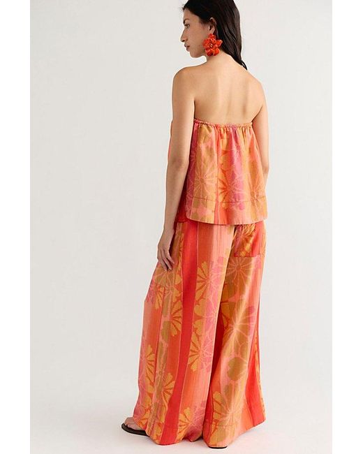 Free People Red Devella Set