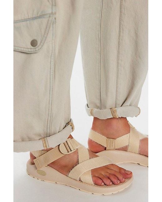Chaco Natural Mega Z Classic Fuzzy Sandals