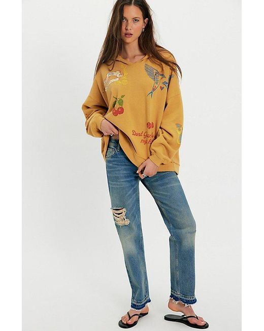 Ragabond Orange Folklore Hoodie