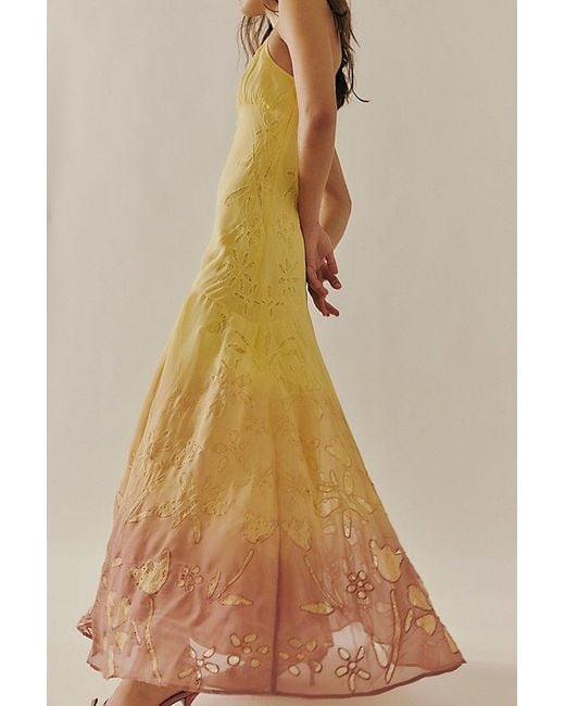 Free People Natural Spring Showers Maxi Dress