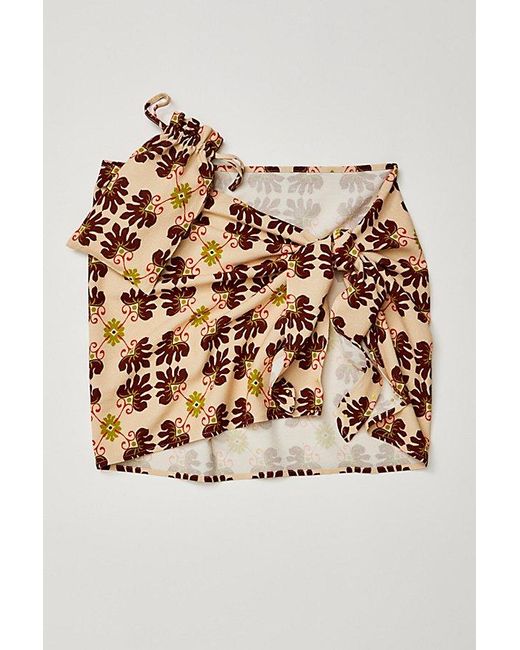 Free People Brown Off Shore Sarong