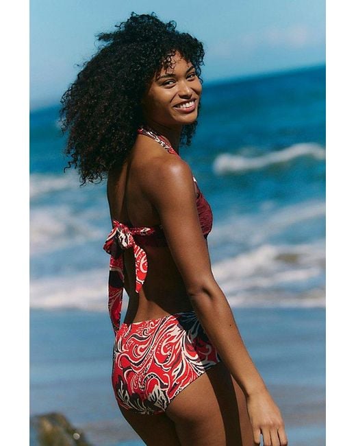 free-est Blue Tilly Skort Bikini Bottoms