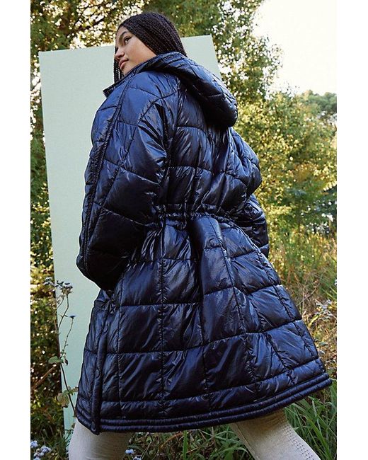Fp Movement Blue Patricia Packable Poncho Puffer